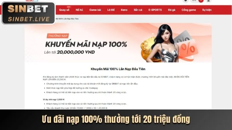 Tiền thưởng chào mừng cho người chơi mới tại 78be trang chủ